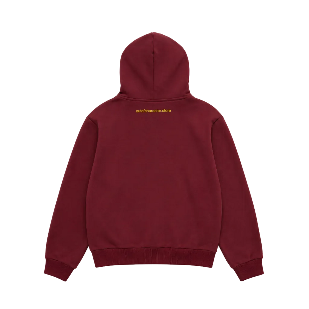 Bubble Letter Hoodie - Maroon