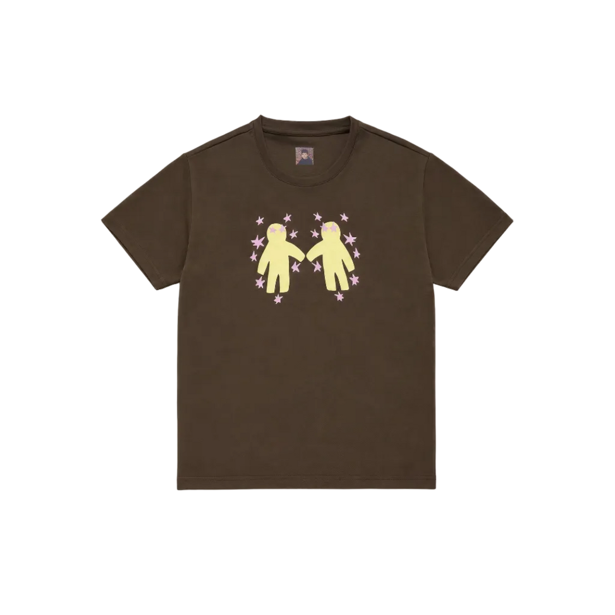 Hold My Hand Baby Tee - Brown