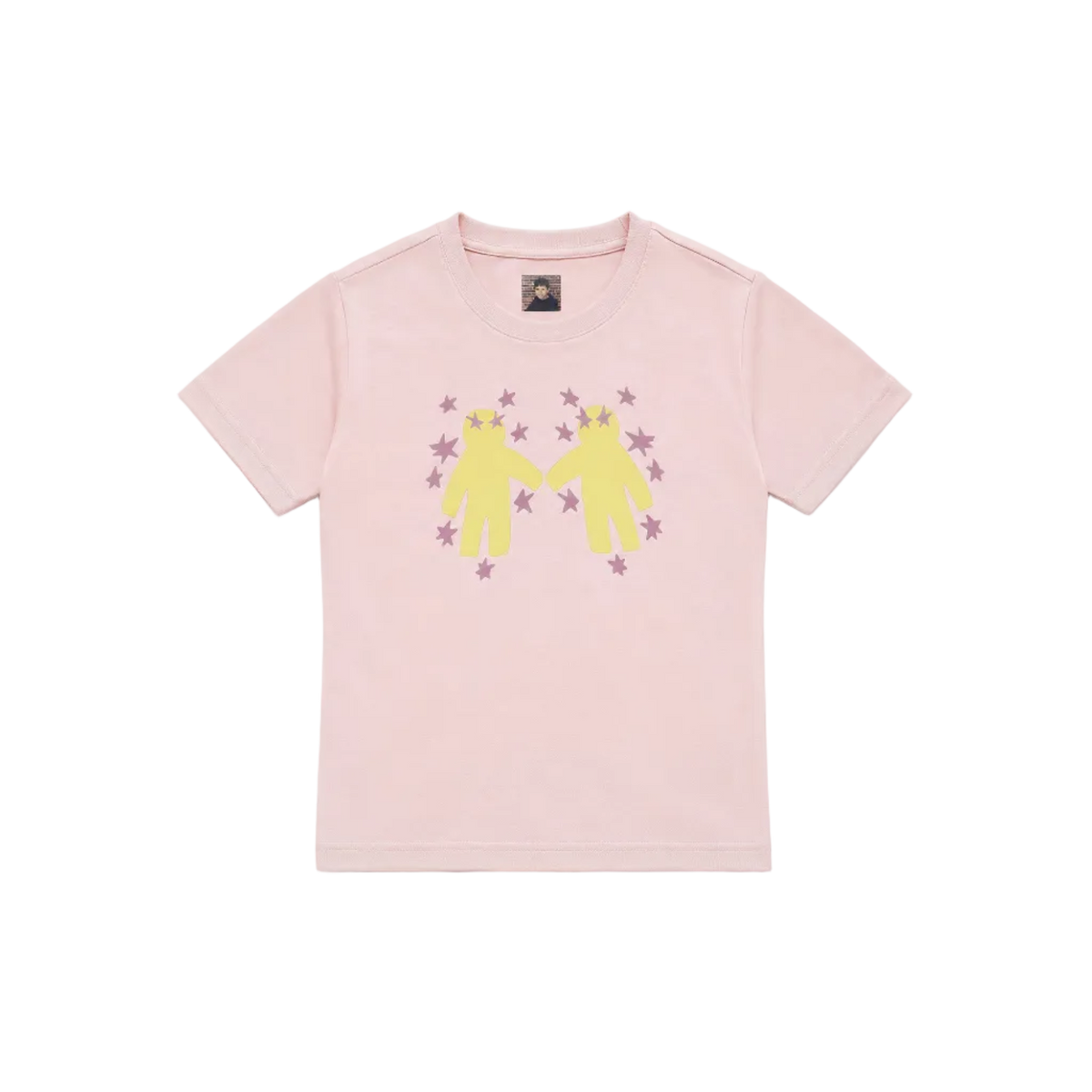 Hold My Hand Baby Tee - Pink
