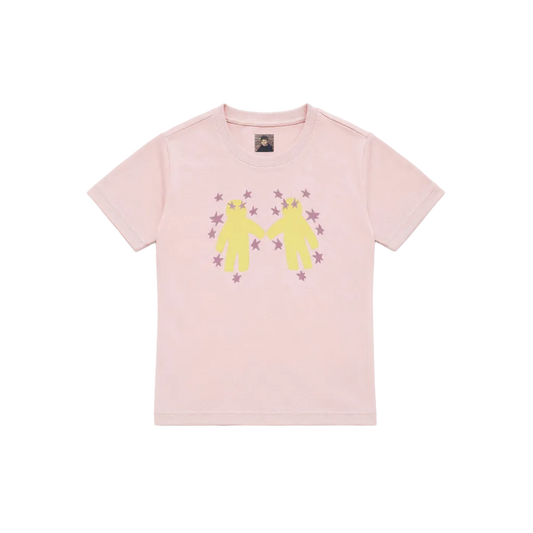 Hold My Hand Baby Tee - Pink