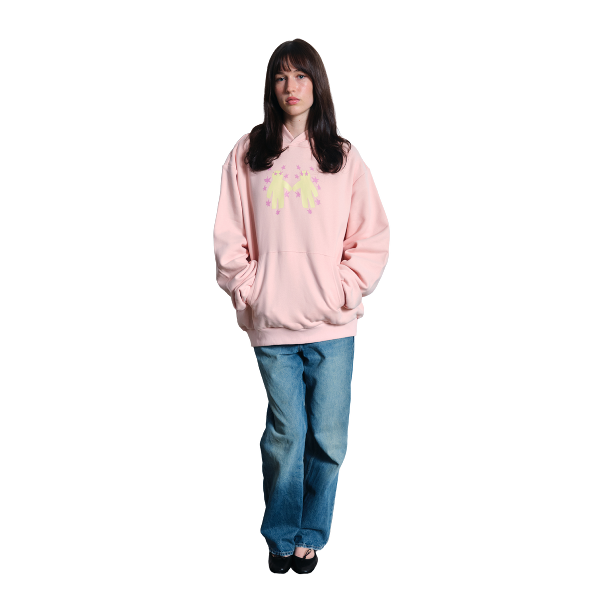 Hold My Hand Hoodie - Pink